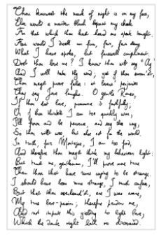 Lettre manuscrite