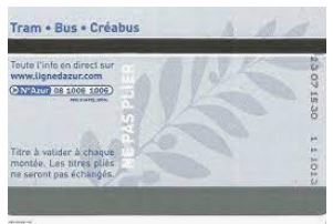 Ticket de Tram